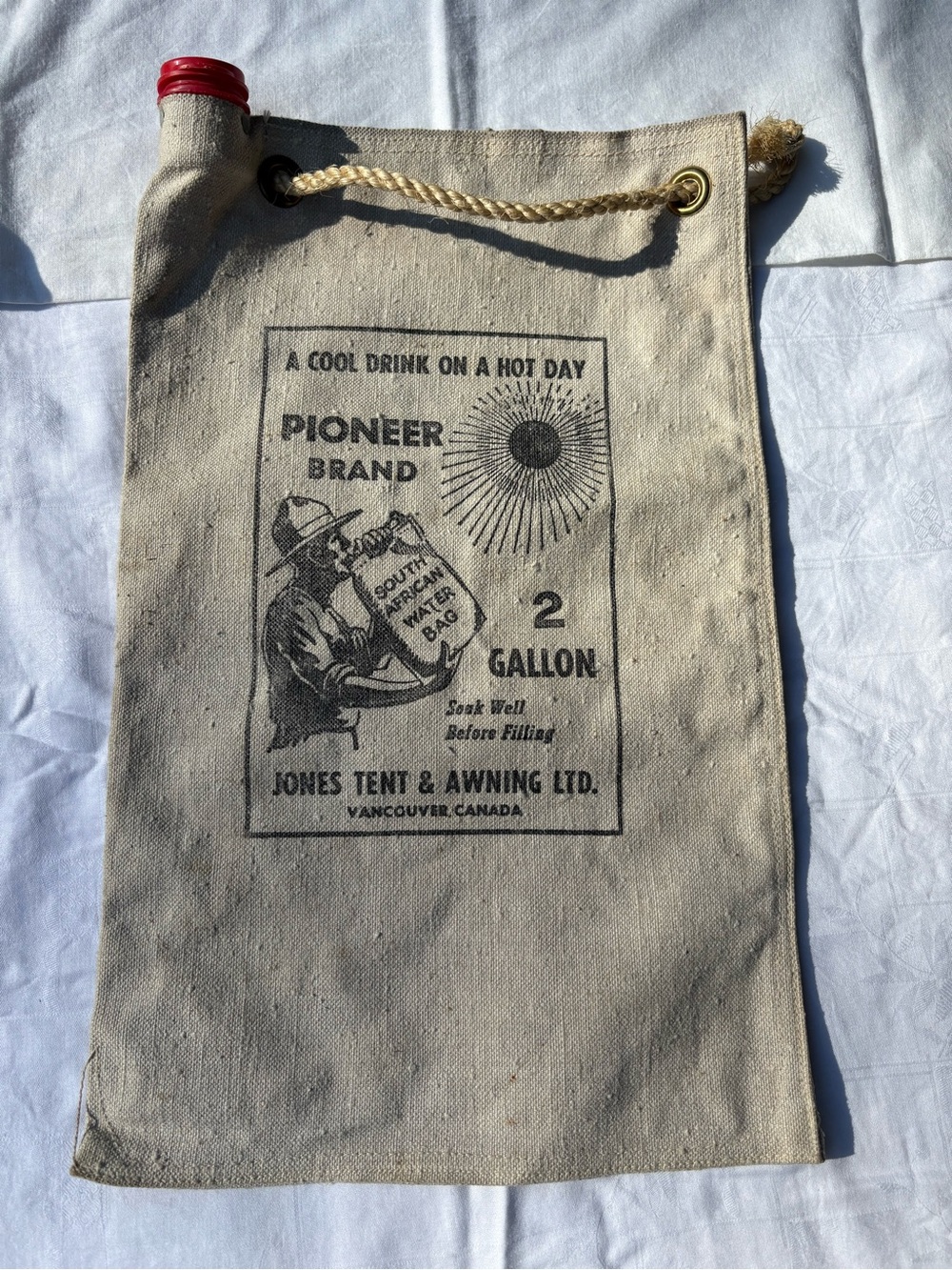PIONEER Men’s Canvas Water Bag